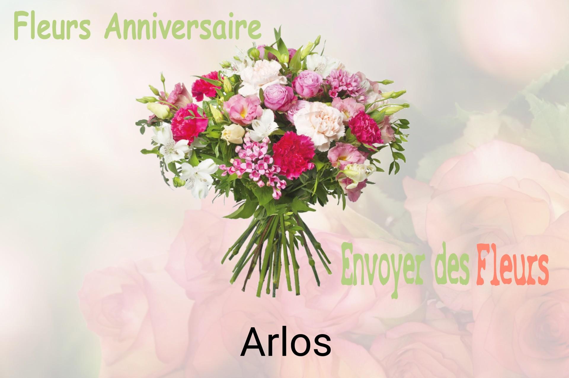 Bouquet de fleurs d’anniversaire livré à Arlos
